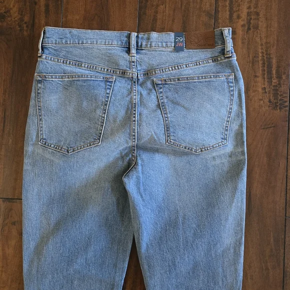 Johnny Was Samira Eyelet Cropped Baby Boot Mid Rise Jeans Embroidered Size 29 - Picture 9 of 16